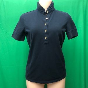 Tommy Hilfiger polo slim fit shirt small navy blue